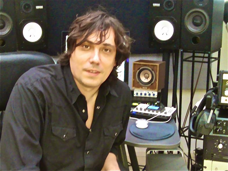 Pedro in his studio